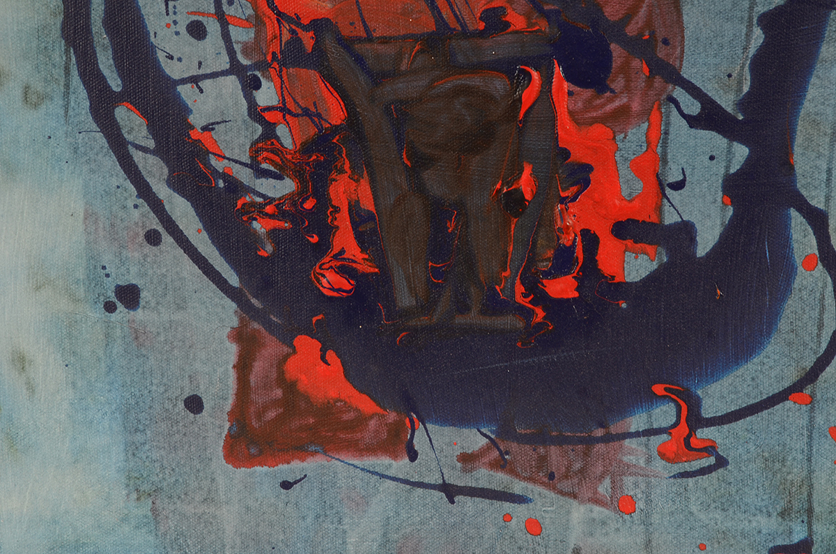 David Gossard Original Contemporary Acrylic and Latex on Canvas