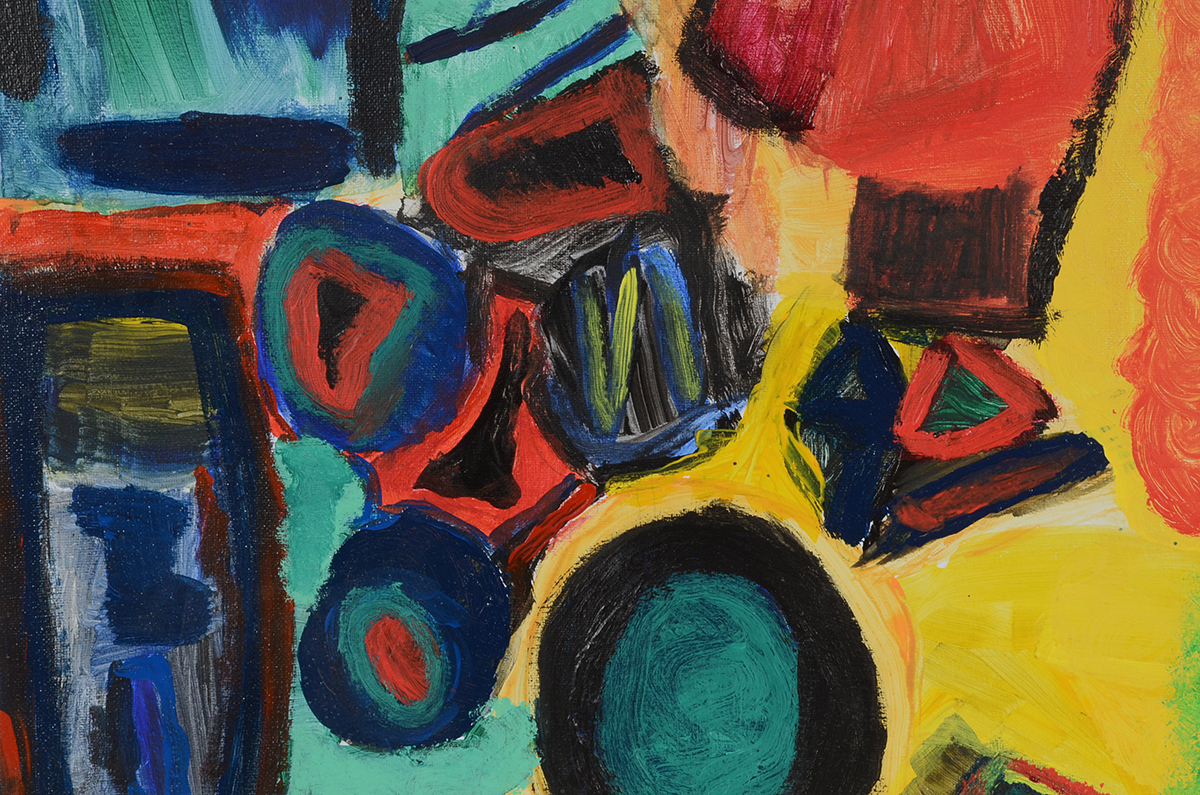 David Gossard Original Contemporary Acrylic and Latex on Canvas