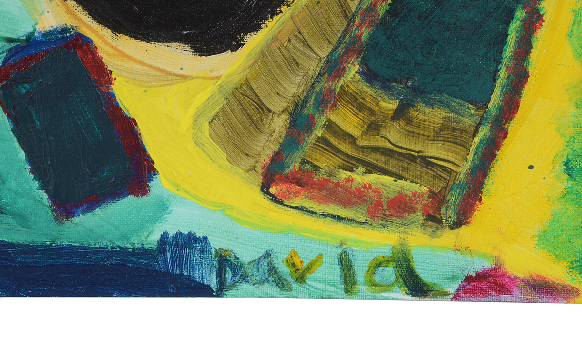 David Gossard Original Contemporary Acrylic and Latex on Canvas