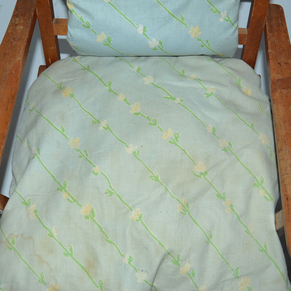 Vintage Child's Stationary Ladderback Rocker