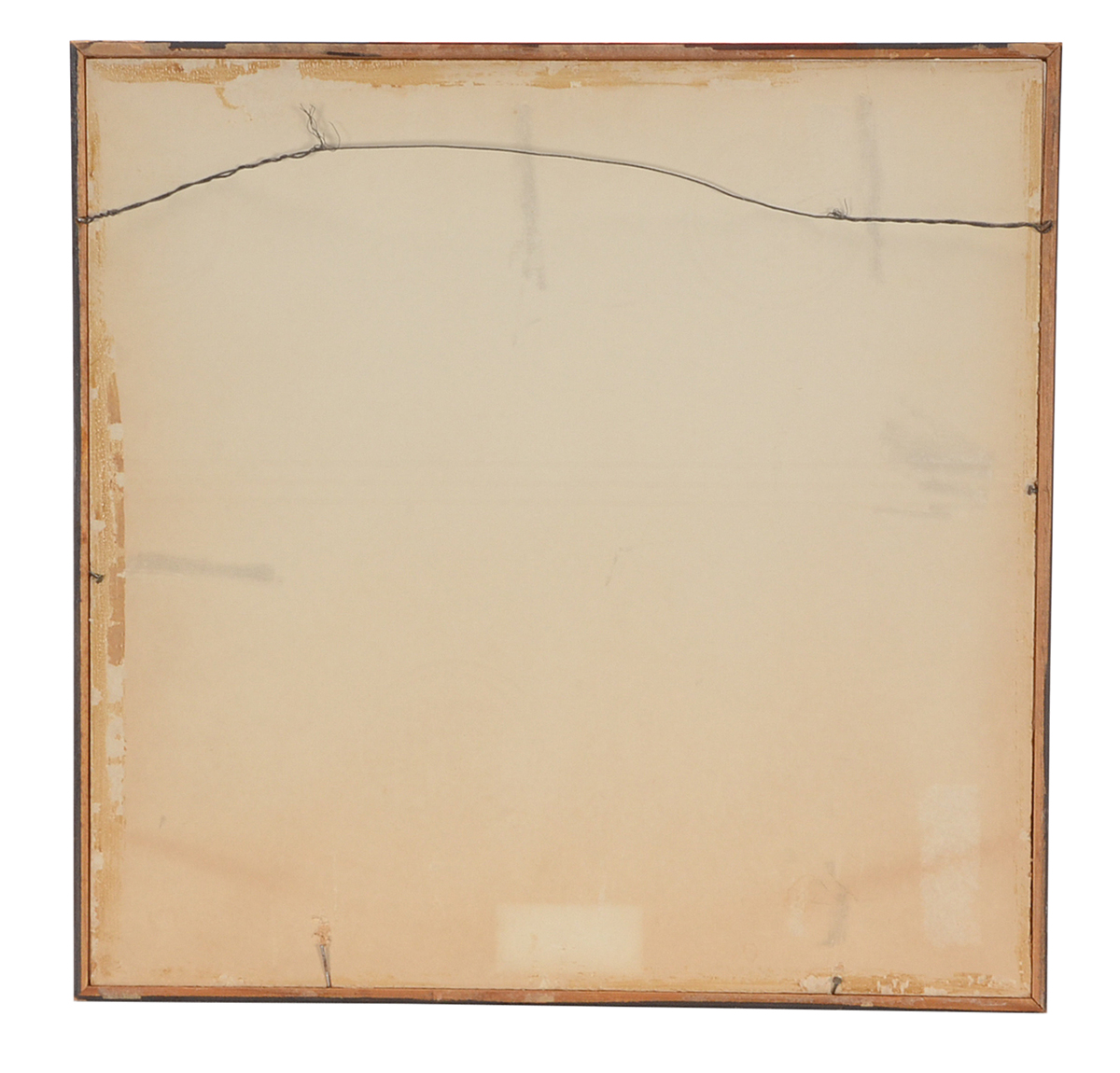 Vintage Gestural Lithograph Portrait