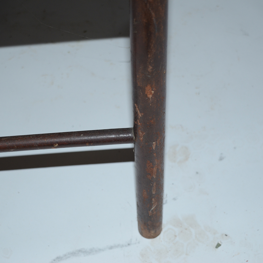 Antique "Cheesebox" Rush Seat Chairs Including Rocker