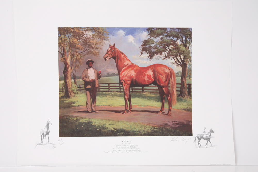 Helen Hayse Limited Edition Offset Lithographs "Man O'War"