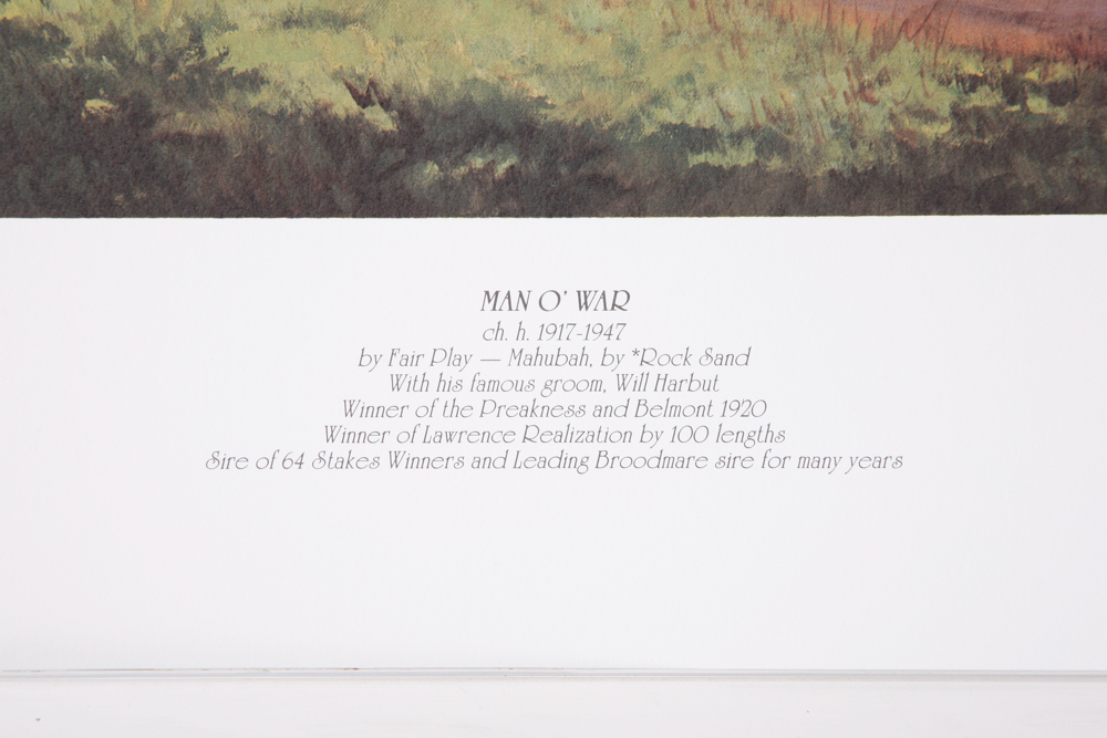 Helen Hayse Limited Edition Offset Lithographs "Man O'War"