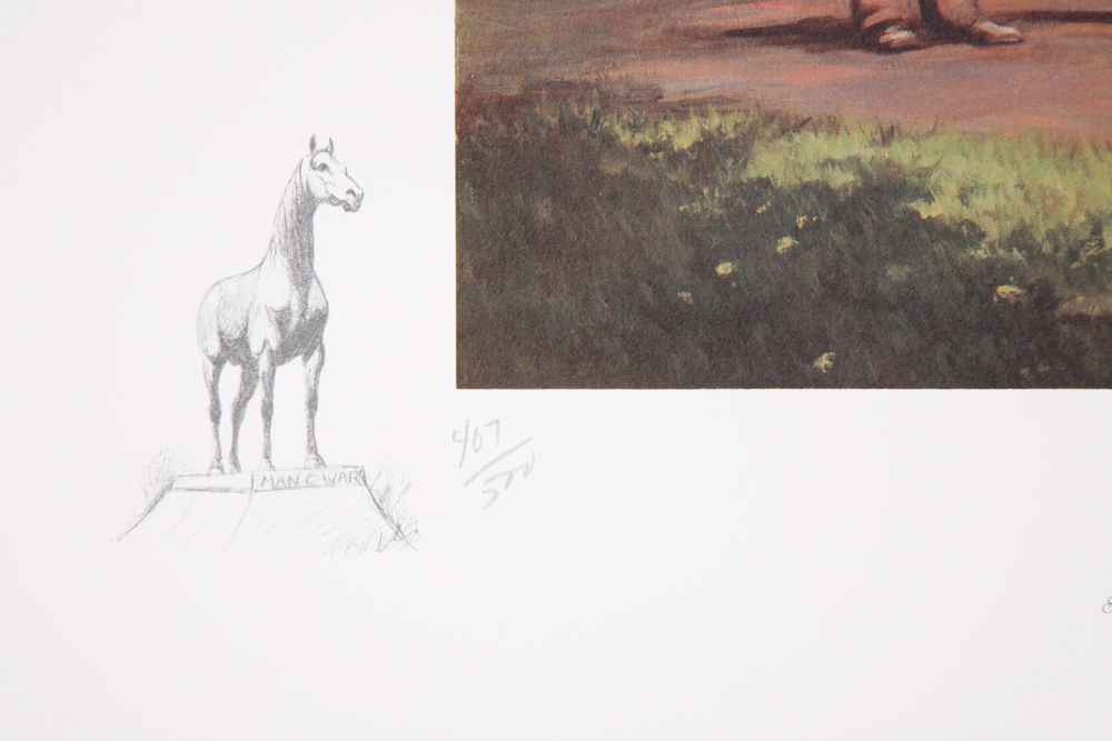 Helen Hayse Limited Edition Offset Lithographs "Man O'War"