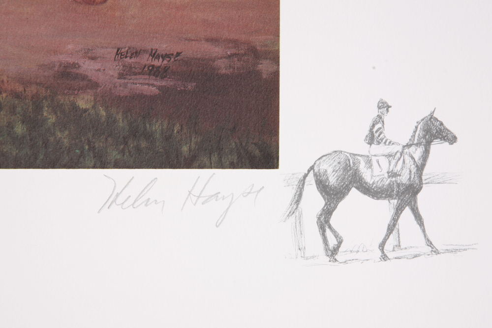 Helen Hayse Limited Edition Offset Lithographs "Man O'War"
