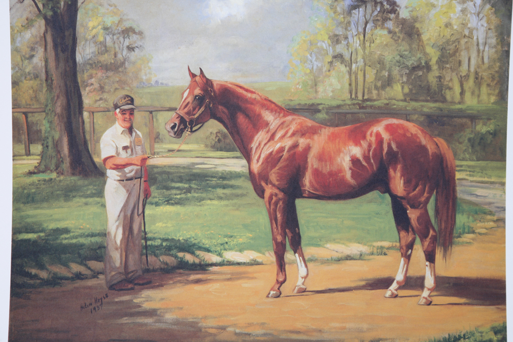 Helen Hayse Limited Edition Offset Lithographs "Secretariat"