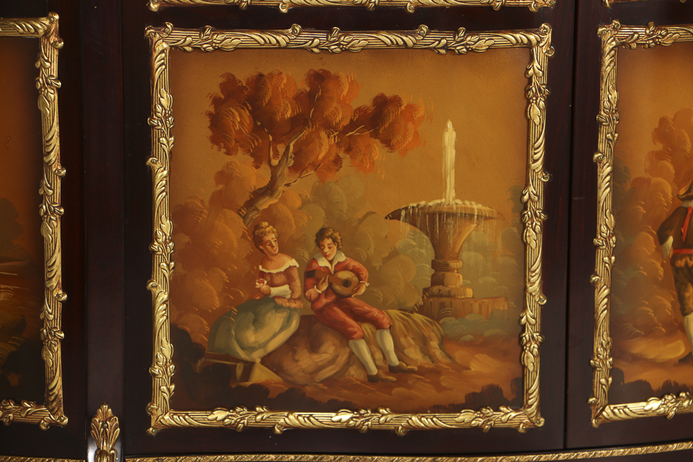 Vernis Martin Style Display Cabinet by Mariner 1893