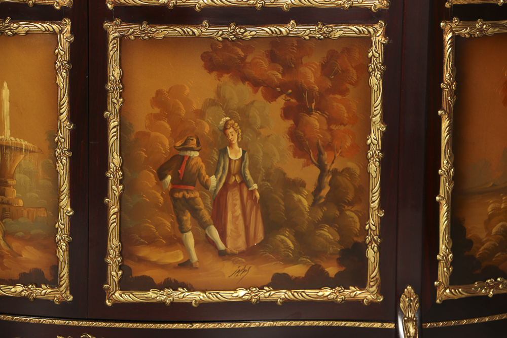 Vernis Martin Style Display Cabinet by Mariner 1893