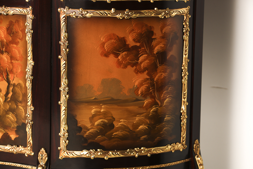 Vernis Martin Style Display Cabinet by Mariner 1893