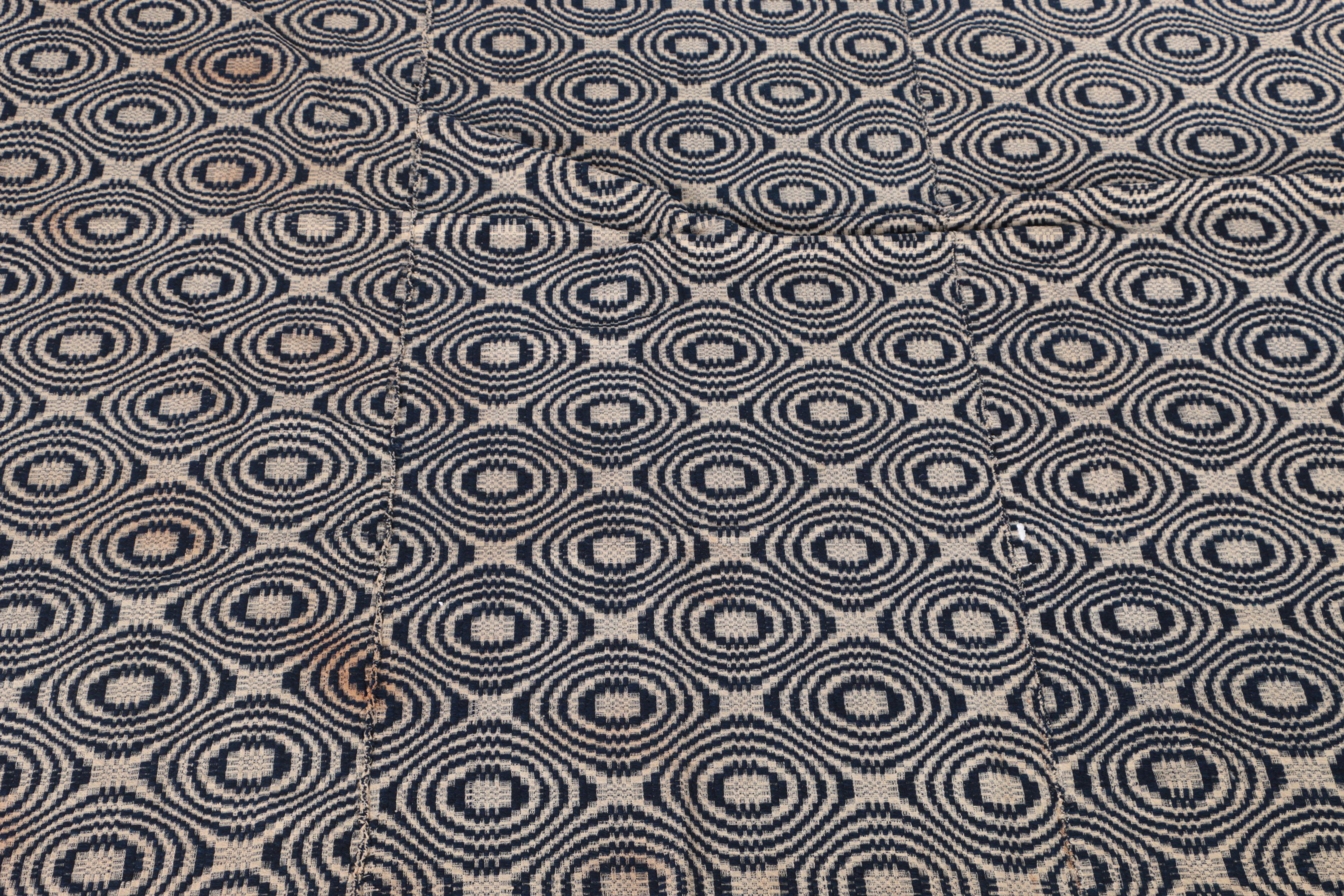 Circa 1890s Handwoven Jacquard Coverlets