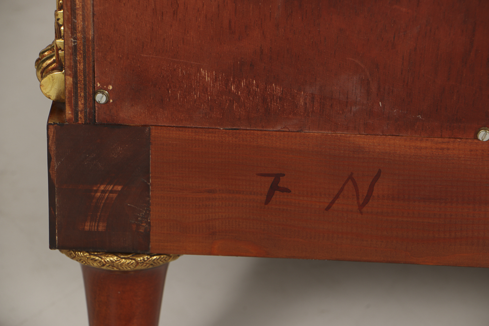 20th-Century Louis XVI Style Credenza with Satinwood Inlay Veneer