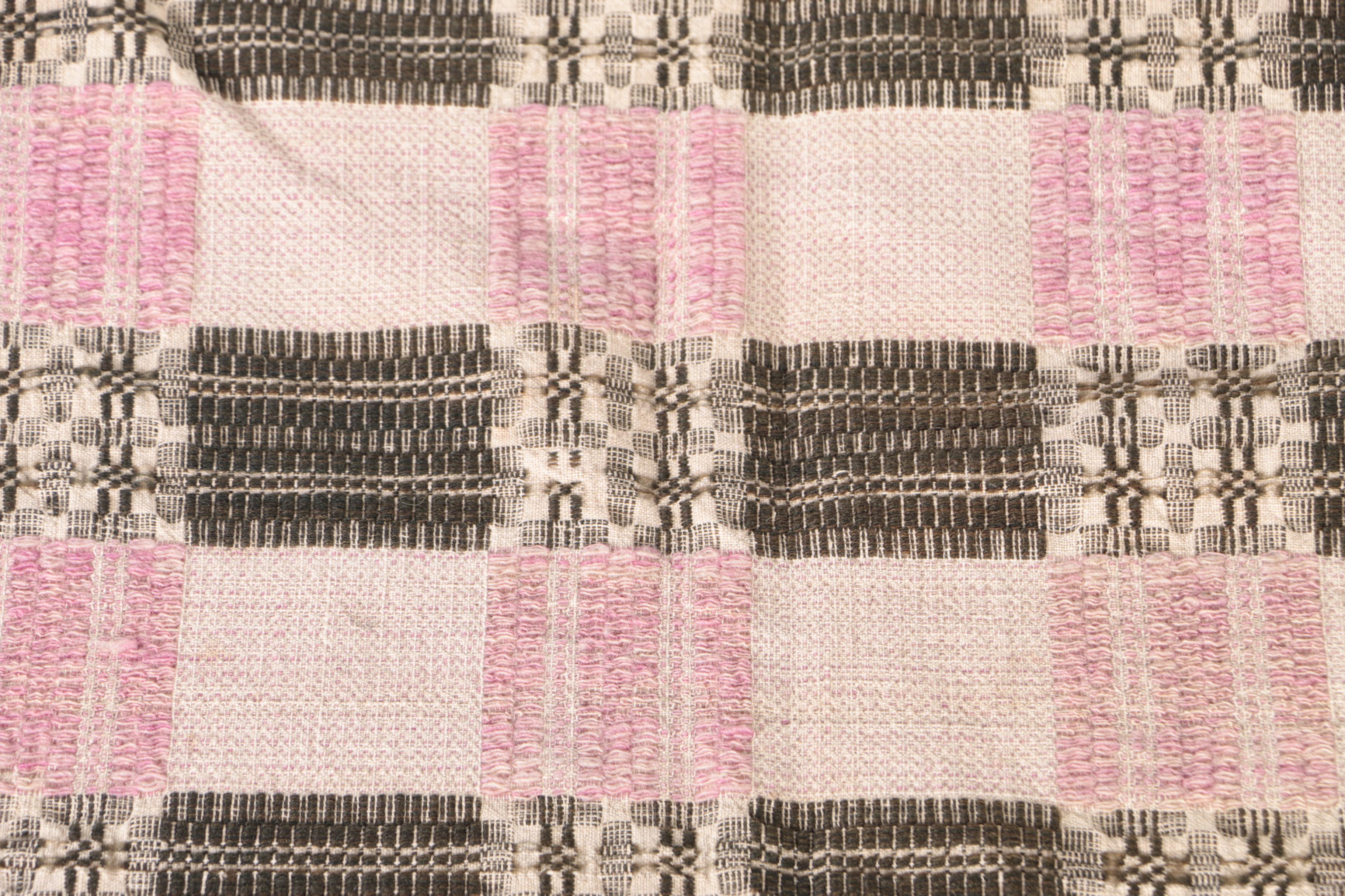 Circa 1890s Handwoven Jacquard Coverlets