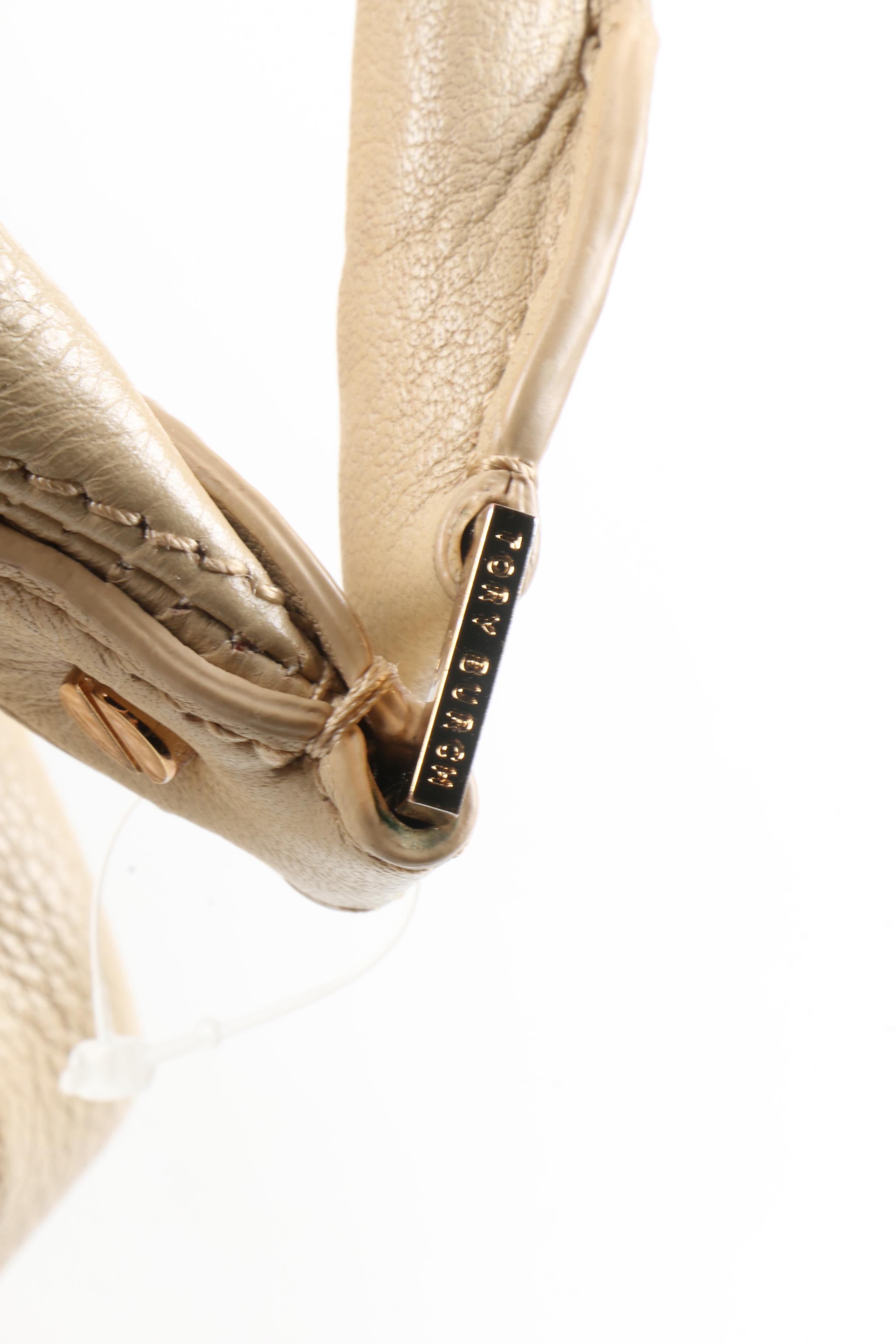 Beige Tory Burch Hobo Bag