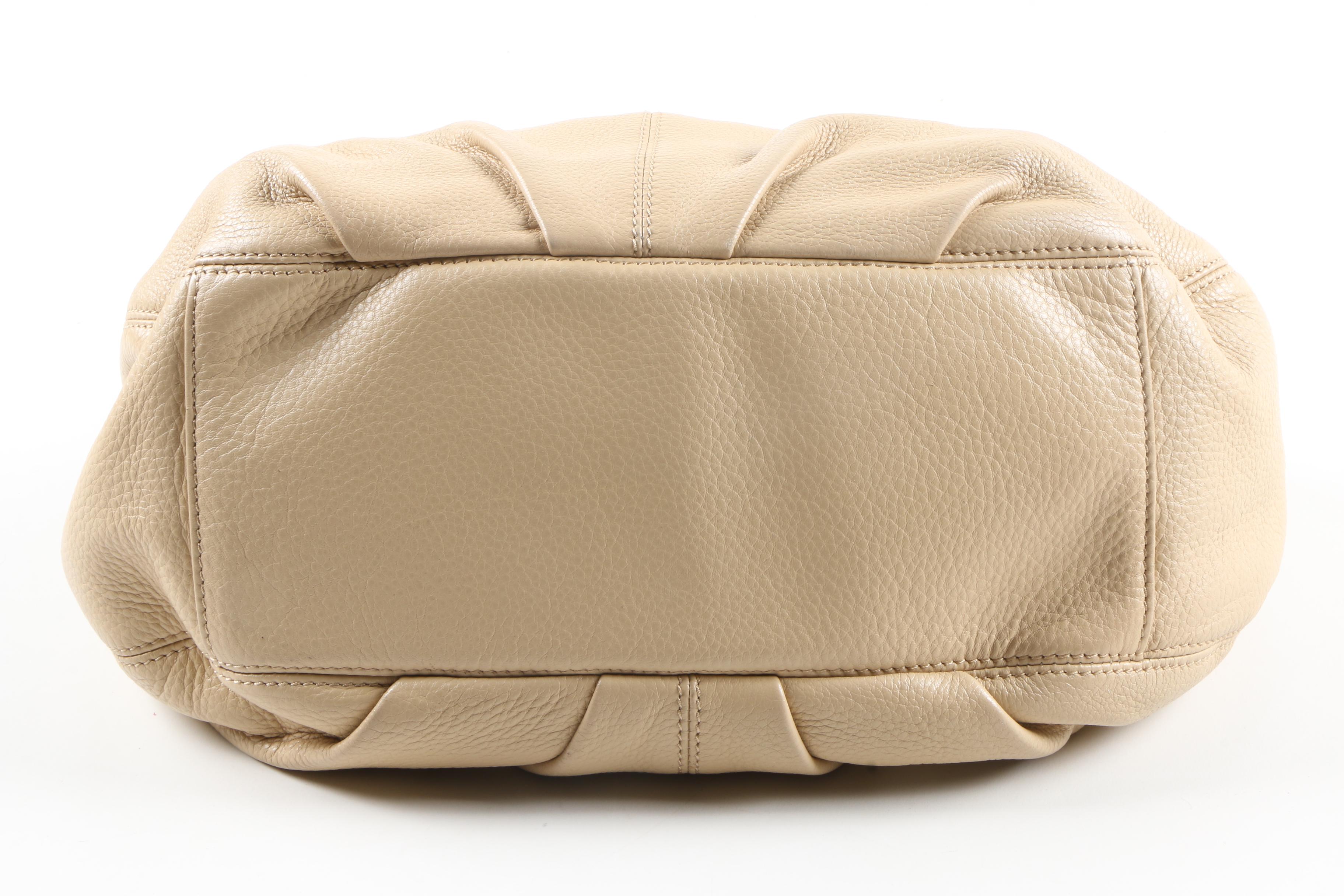 Beige Tory Burch Hobo Bag