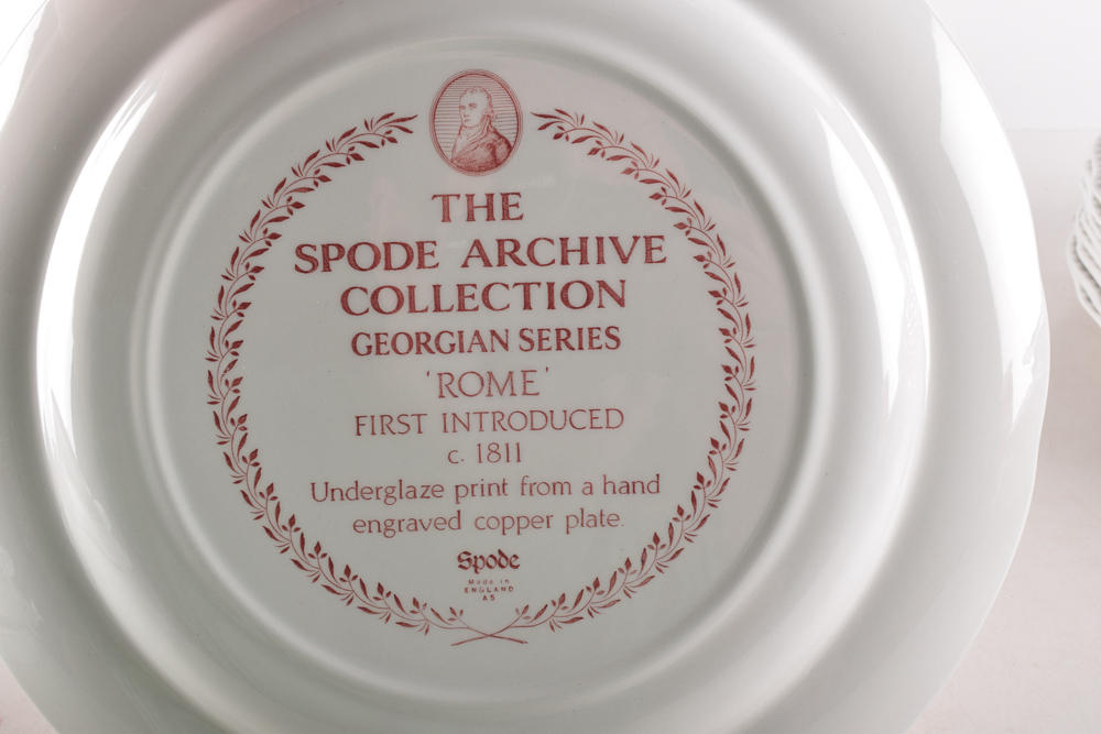 Spode "Winter's Eve" and More Eight Person Place Setting