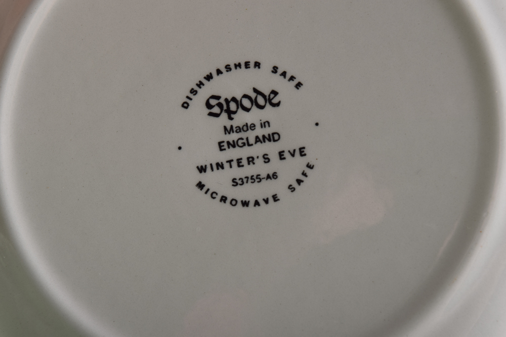 Spode "Winter's Eve" and More Eight Person Place Setting