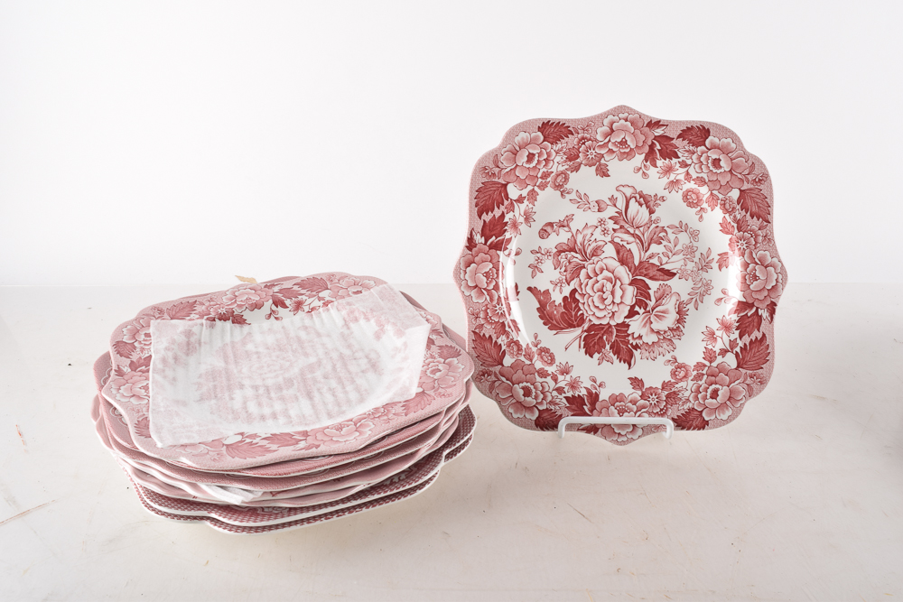 Spode "Winter's Eve" and More Eight Person Place Setting