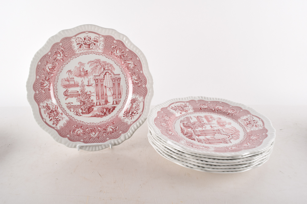 Spode "Winter's Eve" and More Eight Person Place Setting