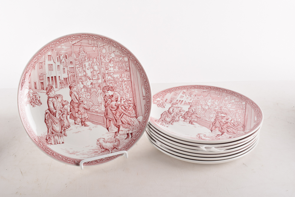 Spode "Winter's Eve" and More Eight Person Place Setting