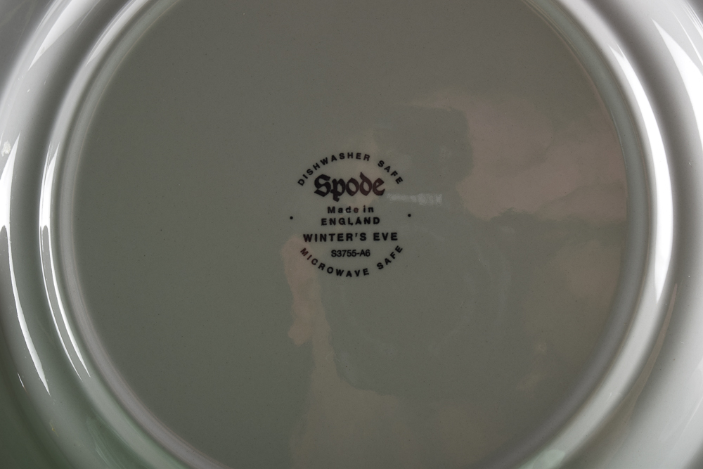 Spode "Winter's Eve" and More Eight Person Place Setting