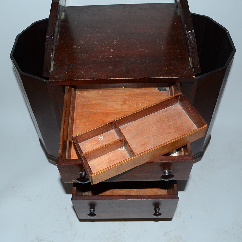 Vintage Martha Washington Sewing Cabinet