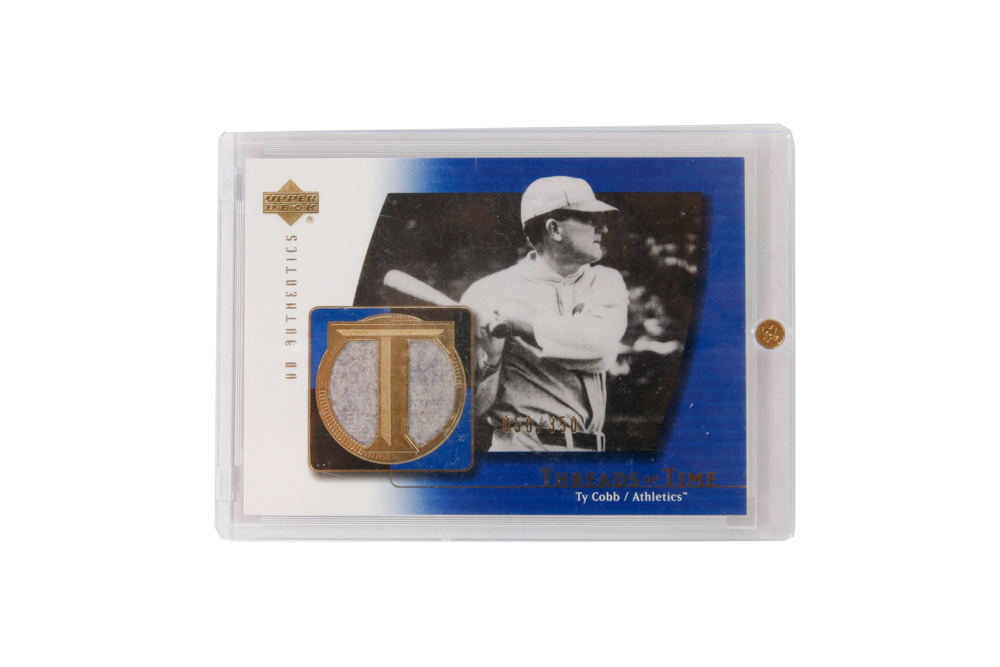 Ty Cobb "Game-Used" Upper Deck Baseball Card