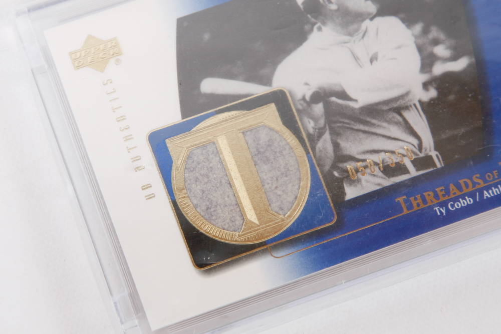 Ty Cobb "Game-Used" Upper Deck Baseball Card