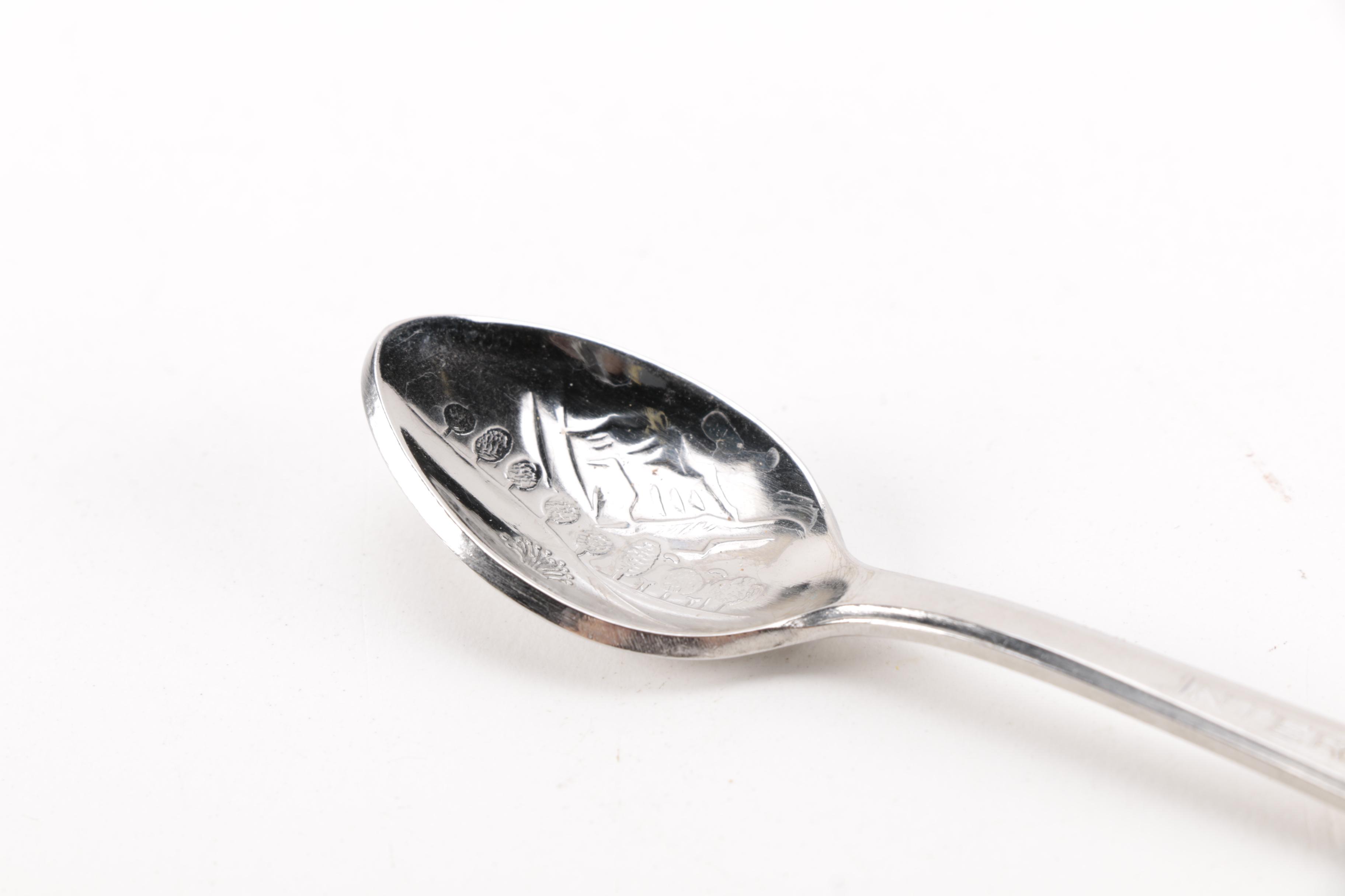 Bucherer of Switzerland Rolex Stainless Collector Spoons