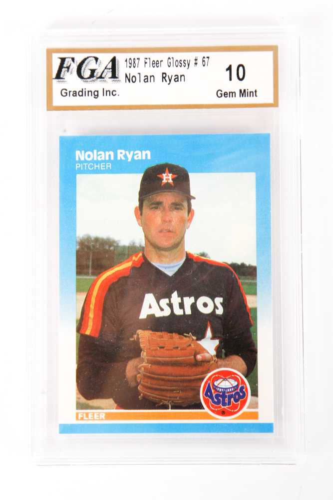 Collection of Mint to Near Mint Nolan Ryan Baseball Cards