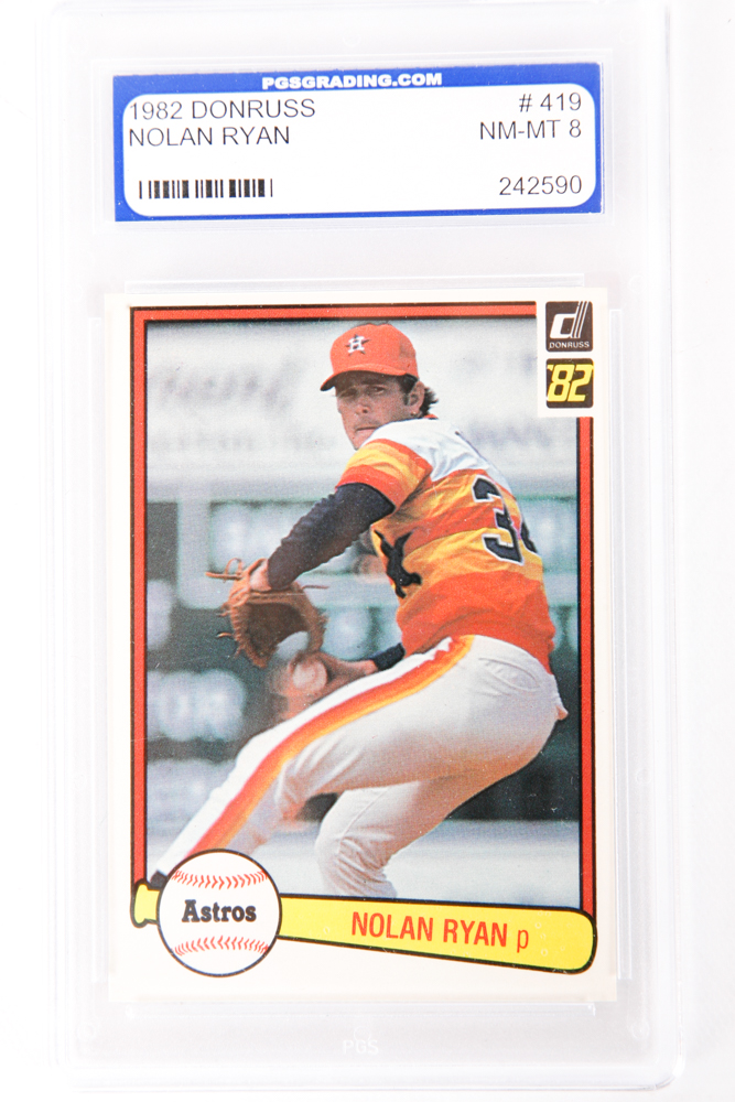 Collection of Mint to Near Mint Nolan Ryan Baseball Cards