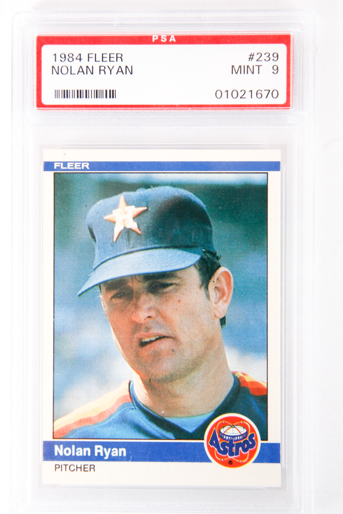 Collection of Mint to Near Mint Nolan Ryan Baseball Cards