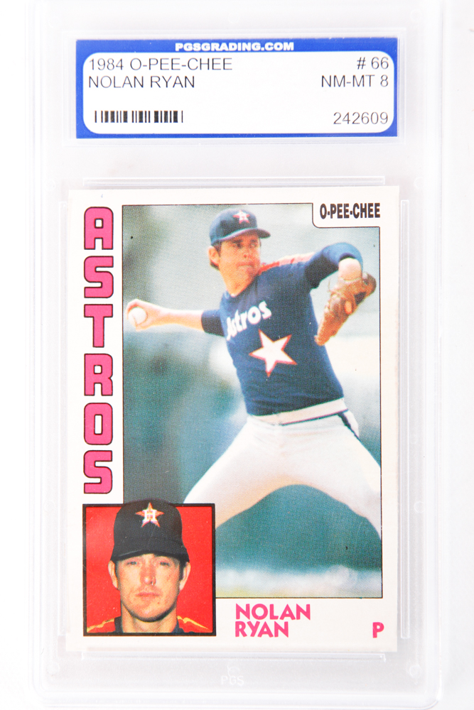 Collection of Mint to Near Mint Nolan Ryan Baseball Cards