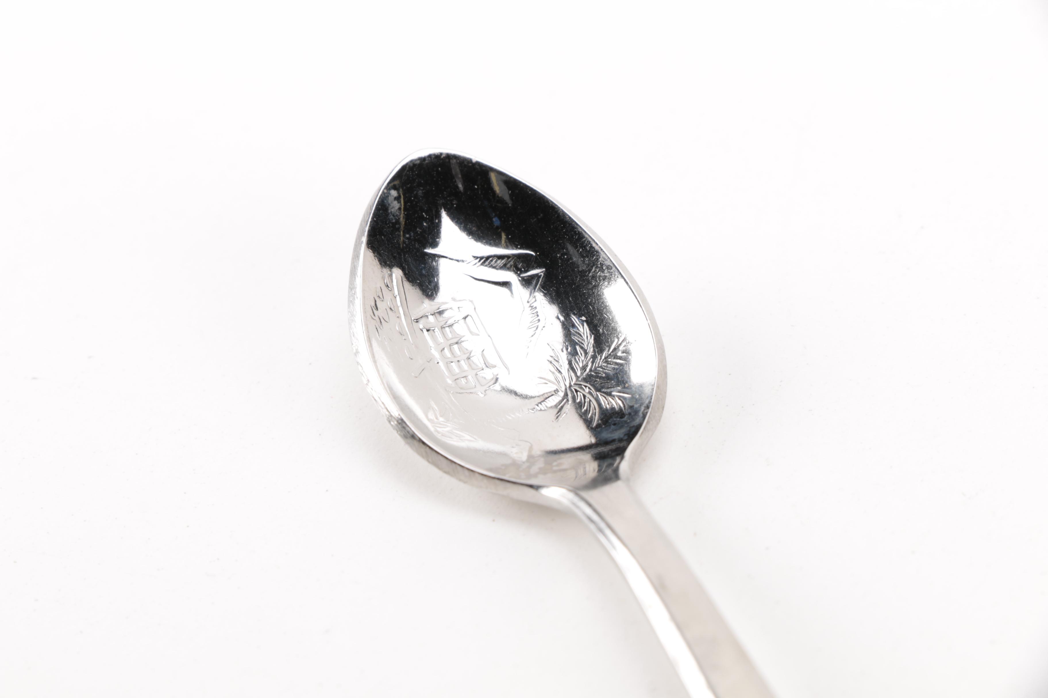 Bucherer of Switzerland Rolex Stainless Collector Spoons