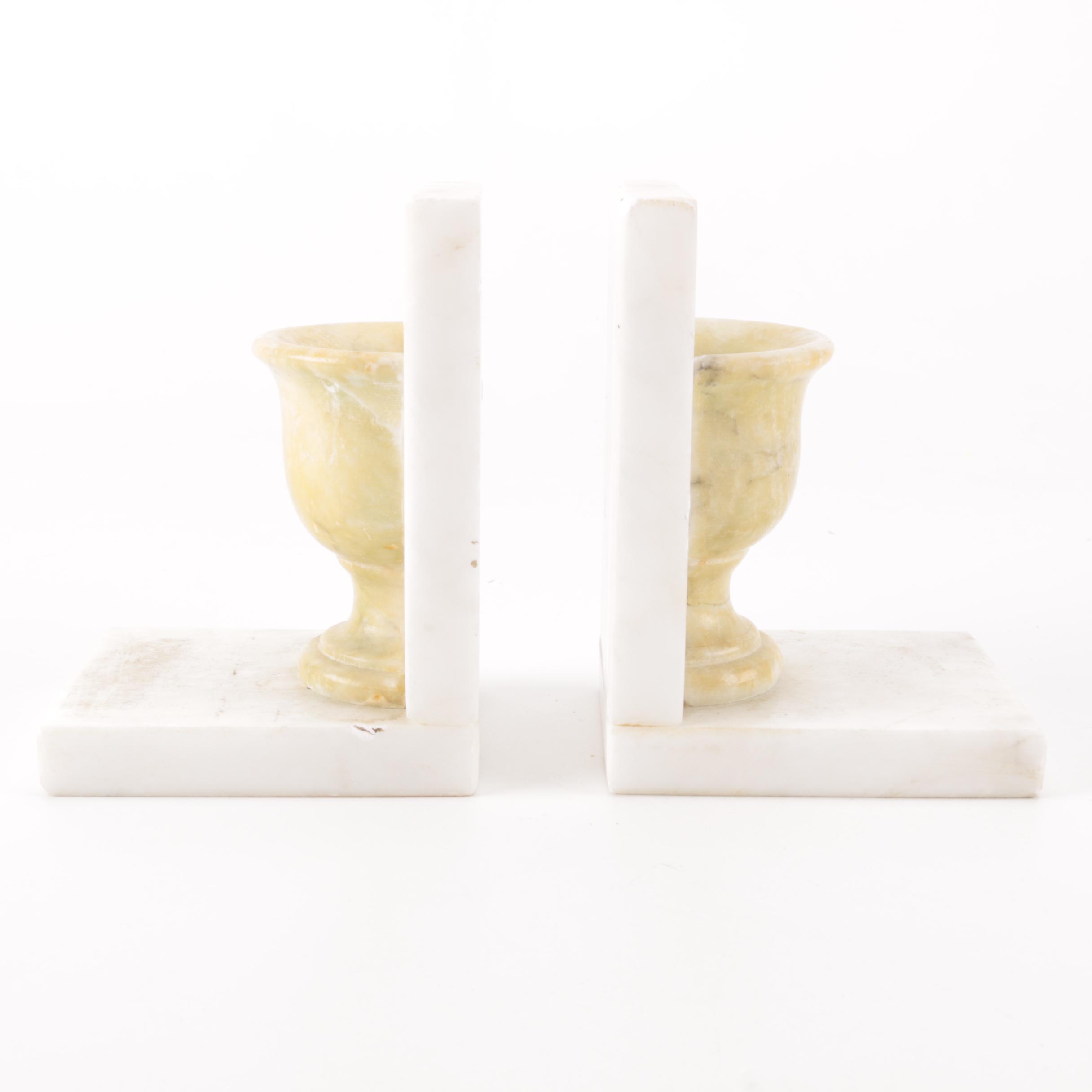 Marble Bookends