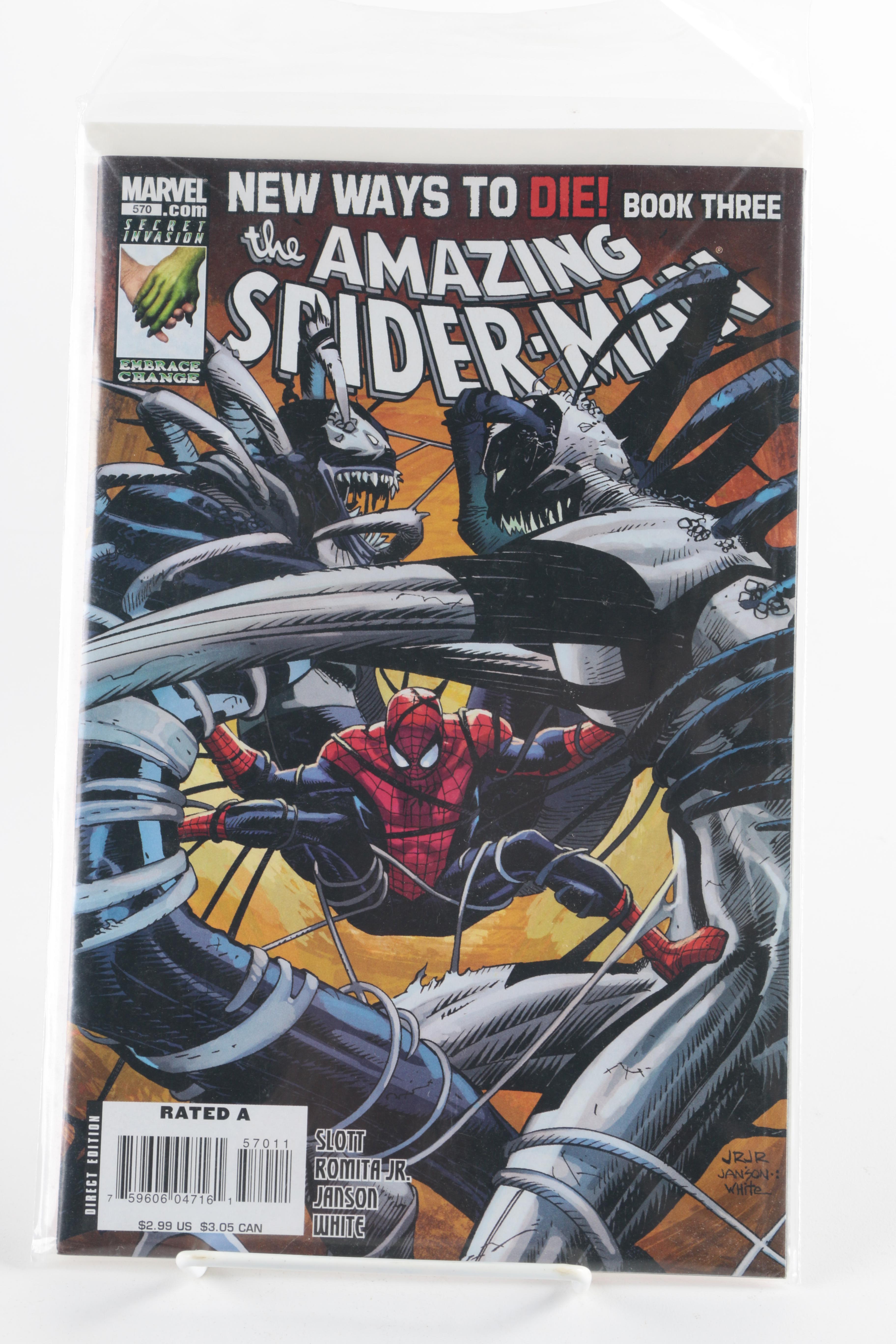 Comic Books Including "Marvel Super-Heroes Secret Wars" #8 With Introduction of Venom