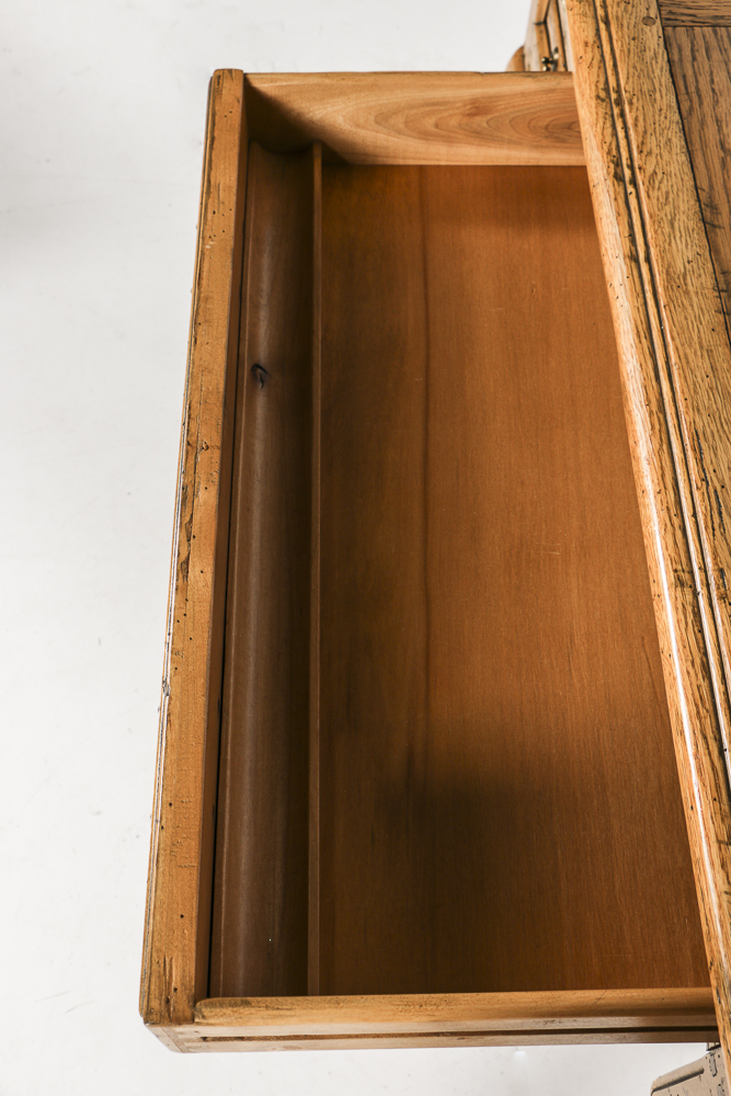 Country French Provincial Desk With Chair