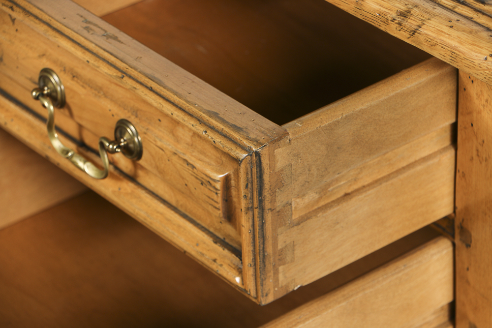 Country French Provincial Desk With Chair
