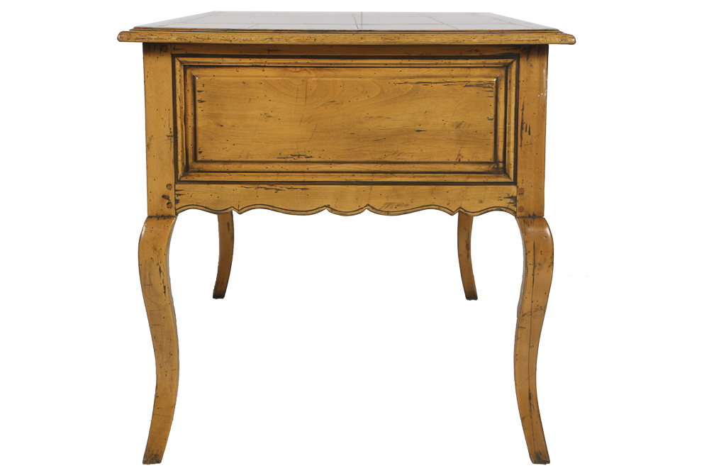 Country French Provincial Desk With Chair