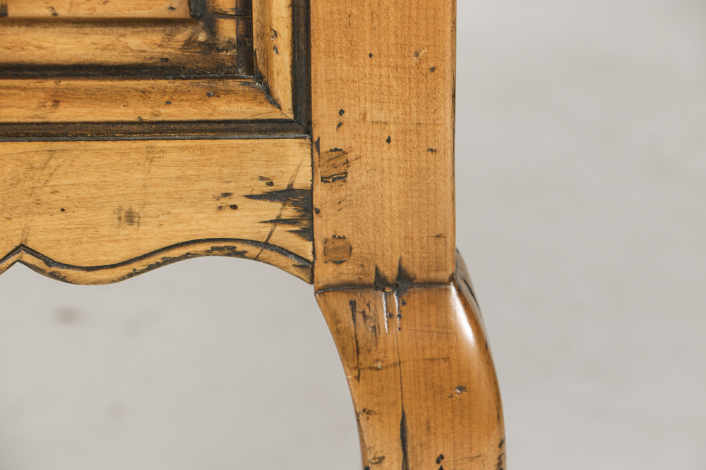 Country French Provincial Desk With Chair