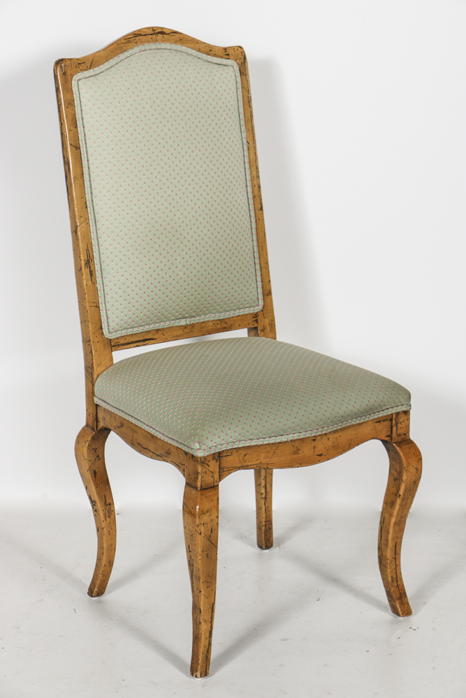 Country French Provincial Desk With Chair