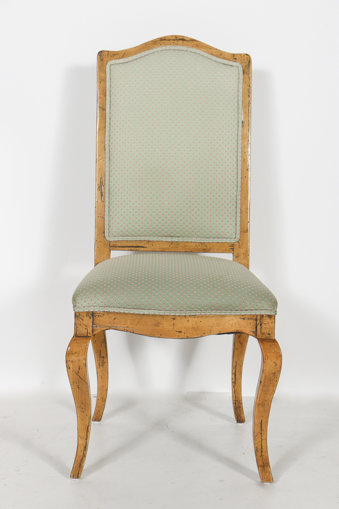 Country French Provincial Desk With Chair