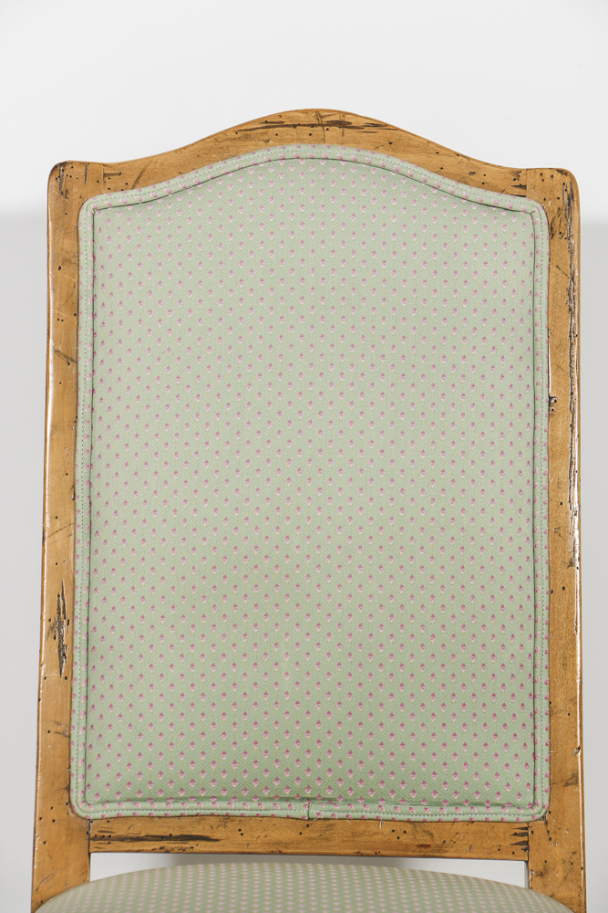 Country French Provincial Desk With Chair