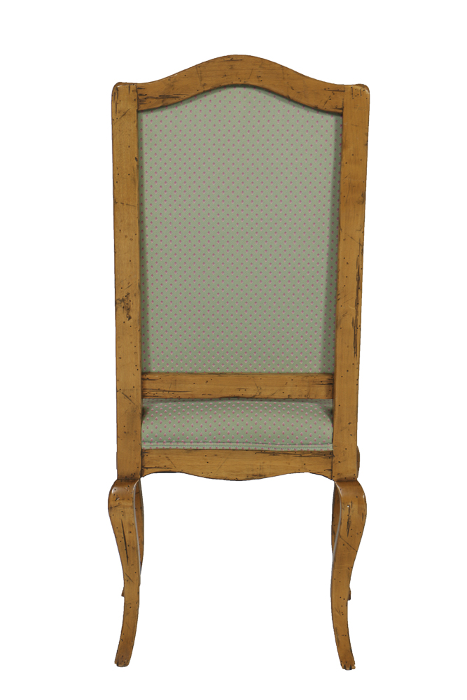 Country French Provincial Desk With Chair