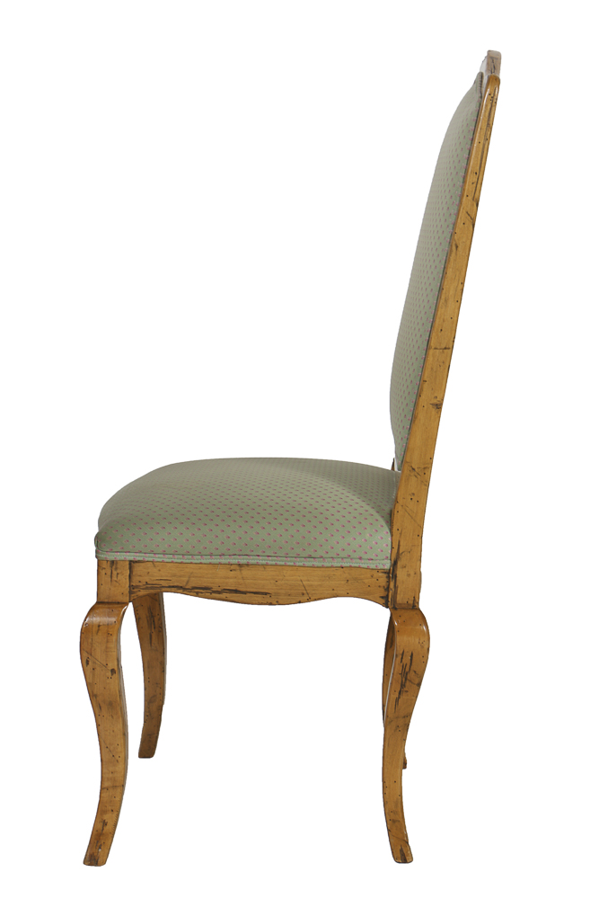 Country French Provincial Desk With Chair