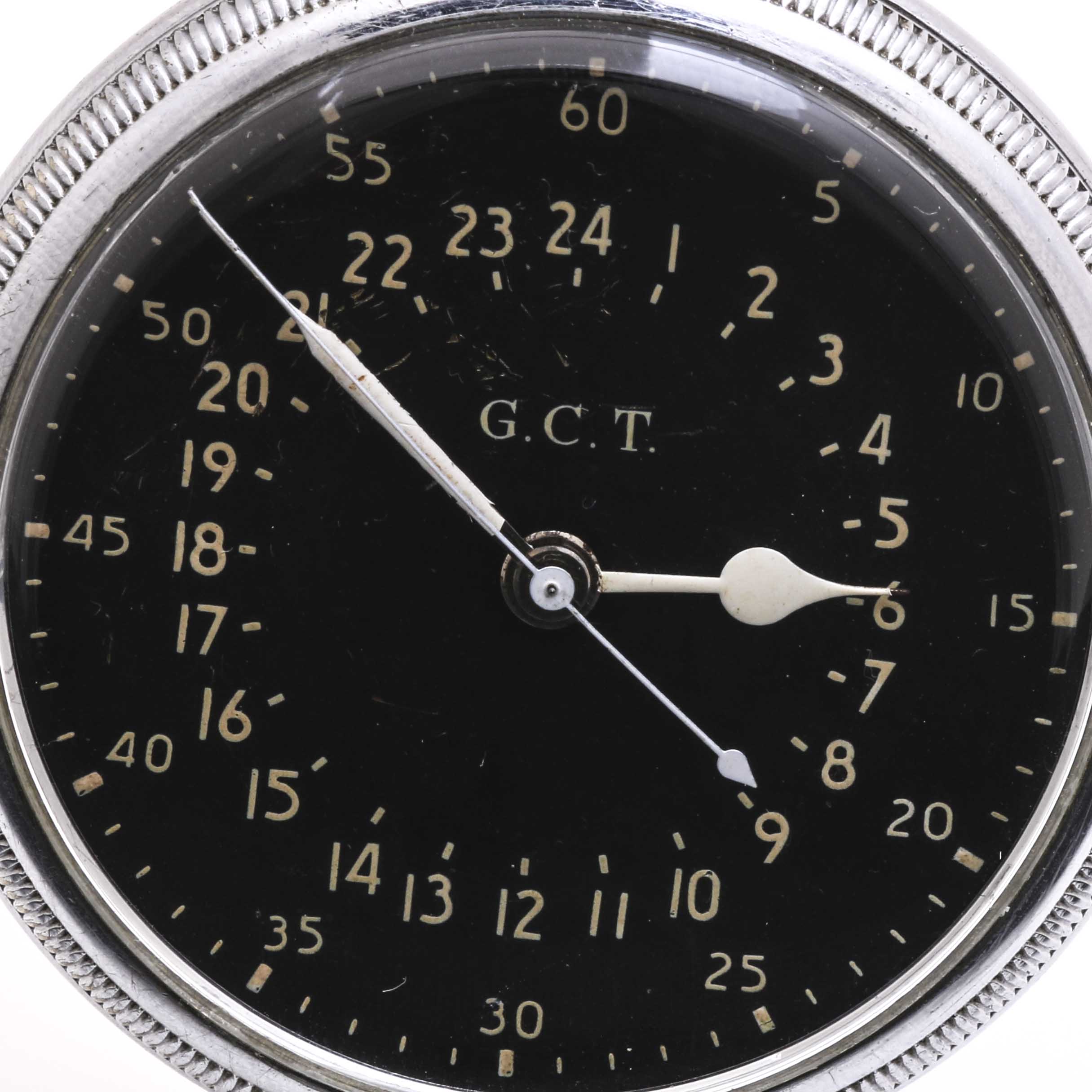 1942 Hamilton G.C.T. Master Navigators Hack Mechanism Pocket Watch