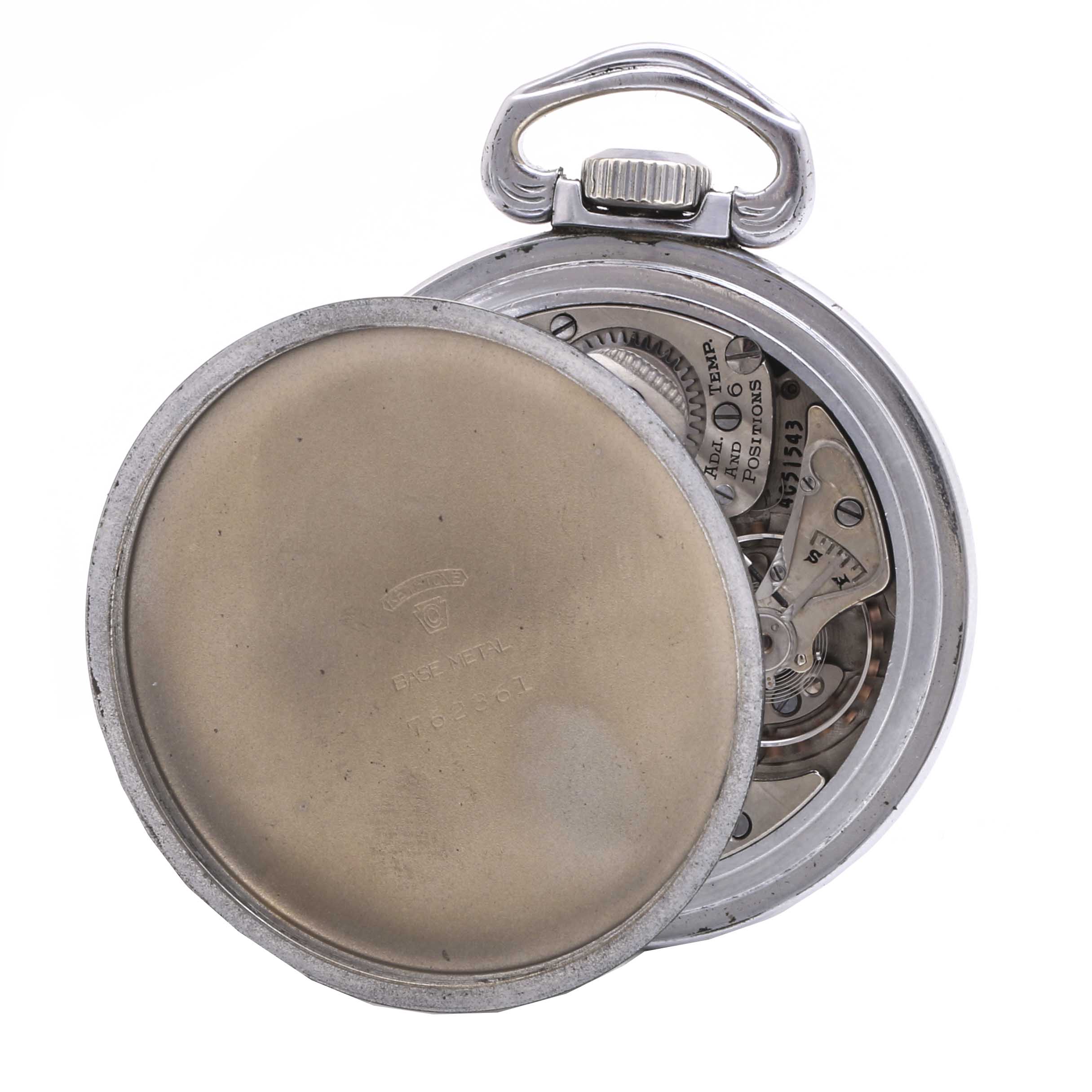 1942 Hamilton G.C.T. Master Navigators Hack Mechanism Pocket Watch