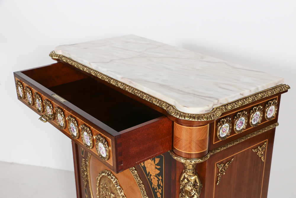 Mariner Furniture French Style Marble Top Chest