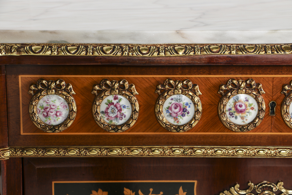 Mariner Furniture French Style Marble Top Chest
