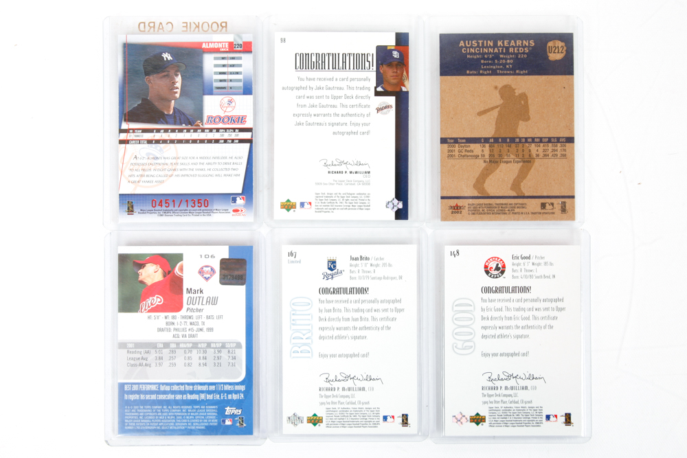 Autographed Baseball Cards